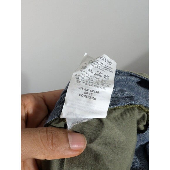 J. Crew Mens Green Tapered Regular Chino Joggers Pants Sz 31 Preppy Academia - Picture 9 of 10